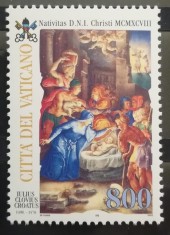BC113, Vatican 1998, serie Craciun, picturi