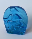 Vrăjitoare pe mătură, cristal suflat manual design Chr. Sjogren, Lindshammar (1)