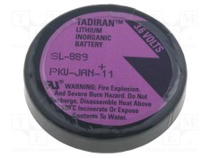 Baterie litiu TADIRAN LTC 1/10D 3,6V 1000mAh nereincarcabila 3pin foto