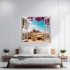 Folie imprimata color pentru decor perete locuinta, dimensiune 125 x 110cm, model: VIEW TO HAVEN 06 FAVLine Selection, Oem