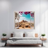 Folie imprimata color pentru decor perete locuinta, dimensiune 125 x 110cm, model: VIEW TO HAVEN 06, AVEX