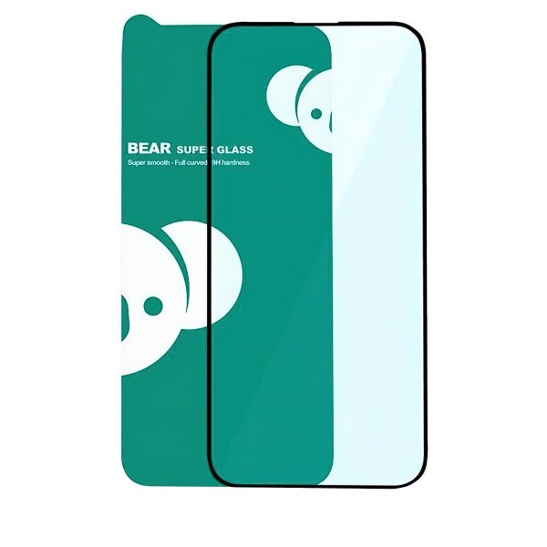 Folie de protectie Ecran Bear Super Hard pentru Apple iPhone 17 Pro Max, Sticla Securizata, Full Glue, 3D, Neagra