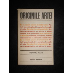 Dumitru Matei - Originile artei (1981)