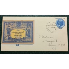 Australia 1982 - cercetasi, FDC aniversara
