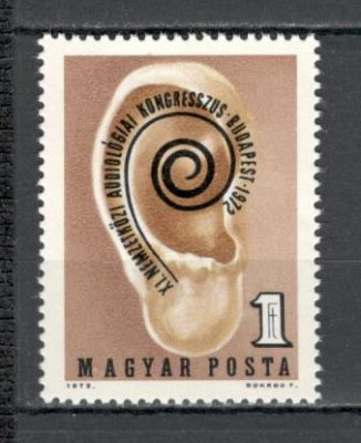 Ungaria.1972 Congres international de audiologie SU.349 foto
