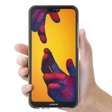 Husa Huawei P20 Lite GloMax 360 Transparenta TPU, Protectie Soc, Praf, Zgarieturi