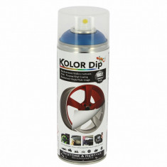 Spray vopsea cauciucata Kolor Dip Albastru 400ml Kft Auto foto