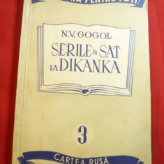 N.V.Gogol - Serile in sat la Dikanka - Ed.1948 Cartea Rusa , 103 pag