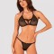 Set Celia Noir Obsessive, Negru, XS/S