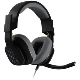 Casti gaming cu fir Logitech A10, Multiplatforma, Microfon, Negru