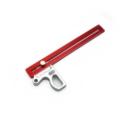 Rigla multifunctionala din aluminiu ROX Wood 153ROX0012, 300 mm