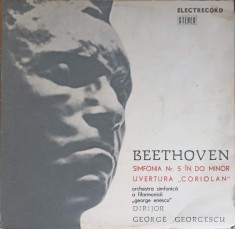 Disc vinil, LP. SIMFONIA NR.5 IN DO MINOR OP.67. UVERTURA CORIOLAN-LUDWIG VAN BEETHOVEN-290139