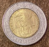 C50 - Moneda foarte veche - Italia - 500 lire - omagial - 1997