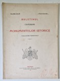 BULETINUL COMISIUNII MONUMENTELOR ISTORICE , PUBLICATIE TRIMESTRIALA , ANUL VIII , FASC. 30 , APRILIE - IUNIE 1915 , Bucuresti 1915