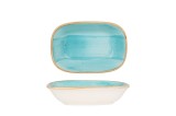 Bonna Placa de service - Aqua - Por&Aring;&pound;elan - 12x8.5 cm - set de 2