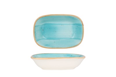 Bonna Placa de service - Aqua - Por&amp;Aring;&amp;pound;elan - 12x8.5 cm - set de 2 foto