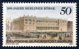 GERMANIA , BERLIN 1985 ANIVERSARE 300 DE ANI DE BURSA ,TIMBRU NESTAMPILAT