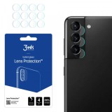 Folie de protectie Camera Spate 3MK Protection pentru Samsung Galaxy S21 5G G991, Sticla Securizata, Set 4 bucati, Transparenta
