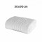 Prosop fata bumbac,50x90cm,550g mp,linii,alb-G064