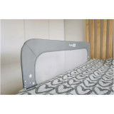 Bariera de protectie pentru pat FreeON rabatabila Little Stars Grey