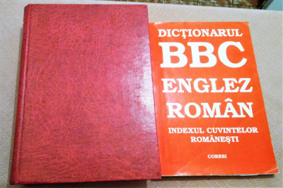 Dictionarul BBC Englez-Roman + Indexul Cuvintelor Romanesti - Ed. Coresi, 1998 foto