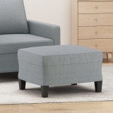VidaXL Taburet, gri deschis, 60x50x41 cm, material textil