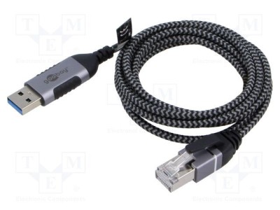 Cablu USB 3.0 RJ45 1,5m U/FTP Goobay foto