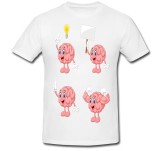 Cumpara ieftin Tricou &quot; Desen cerebral &quot;