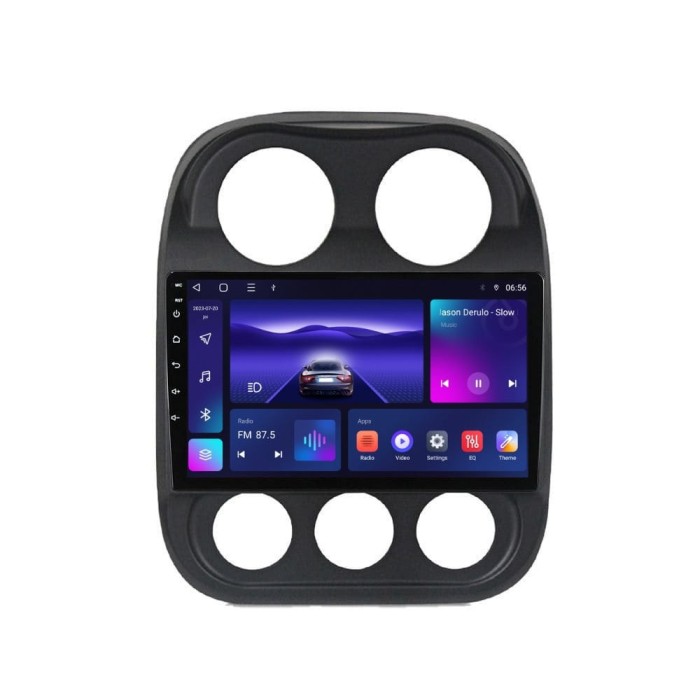 Navigatie dedicata cu Android Jeep Compass I 2011 - 2016, 3GB RAM, Radio GPS