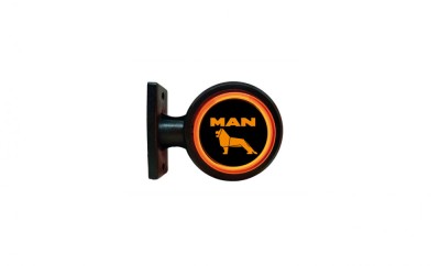 Set lampi laterale gabarit led-neon MAN 12-24V rosu galben foto