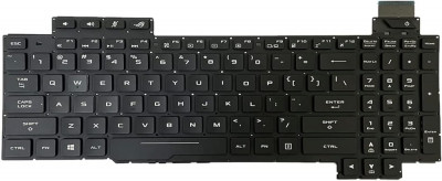 Tastatura Laptop, Asus, ROG Strix GL503GE, GL503VM, GL503VD, iluminata, layout US foto