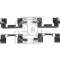 FEBI BILSTEIN 182725 Set accesorii, placute frana