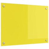 vidaXL Spate de bucătărie Galben 70 x 50 x 0,6 cm sticlă securizată 42001251