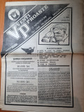 Ziarul vesti proaste 1991 - anul 1,nr.1-prima aparitie a ziarului