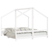 Cumpara ieftin Cadru de pat pentru copii, 2x(90x190) cm, lemn masiv de pin