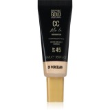 Dripping Gold CC Me In Mini Trial make-up cu textura usoara SPF 45 culoare Porcelain 01 5 ml