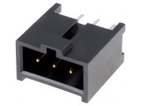 Soclu Dreptunghiular Tată C-Grid III 2,54mm 3 PIN THT Aurit