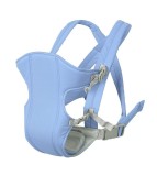 Marsupiu Bebe Albastru Deschis, 3-18 Luni, Max 10kg, Port Bebe Ergonomic, Bumbac Poliester, 2 Pozitii, Oem