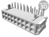 Conector MOLEX 43045-1800 cablu-placă tată PIN 18 Micro-Fit 3.0 THT