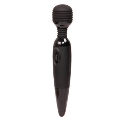 Vibrator Bagheta Power Wand, Negru, 25 cm foto
