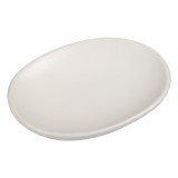 Savonieră Ceramică, Ovală, Culoare Ecru, Dimensiuni 12.5x9.5x2cm, Oem