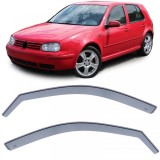 Deflector de vant, deflector de ploaie, protectie &icirc;mpotriva vantului, negru fum pentru VW Golf 4 97-06 5 usi Performance AutoTuning