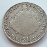 Ungaria 20 kreuzer 1841 B argint Ferdinand l, Europa