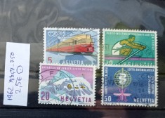 TS21 - Timbre serie - Elvetia - Helvetia 1962 Mi747 750