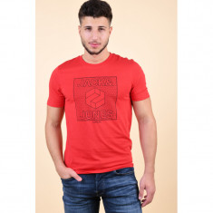 Tricou Jack&amp;amp;Jones Complete Crew Rosu foto