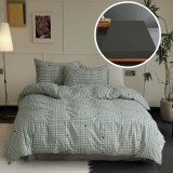 Lenjerie pat tricot bumbac 100 % cu husa-alinoar
