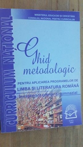 Ghid metodologic pentru aplicarea programelor de limba si literatura romana invatamant primar si gimnazial