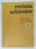REVISTA ARHIVELOR , ANUL LIII ,VOL XXXVIII, NR. 1 , 1976 , PREZINTA URME DE UZURA