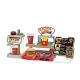 Set Burger Shop - Jucarie Interactiva cu Accesorii pentru Copii 3+ Ani, Oem