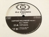 Vinil Captain Hollywood Project &lrm;&ndash; All I Want 12&quot;, Promo, 33 ⅓ RPM (VG+), Pop